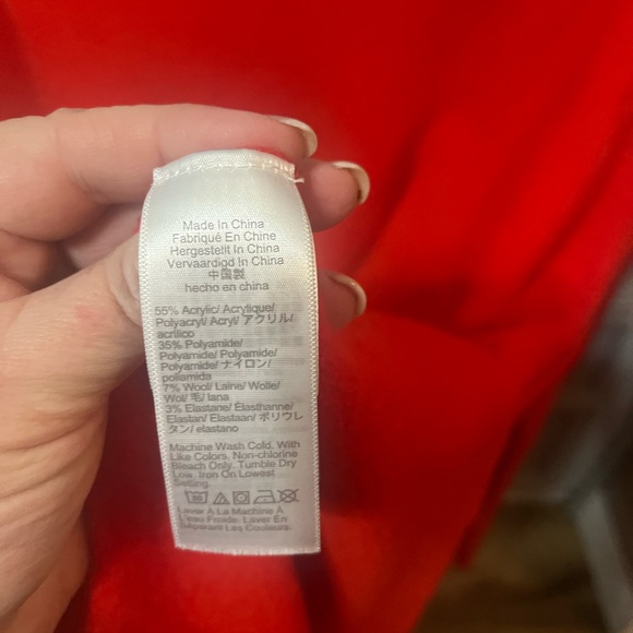 J. Crew Red Crew Neck Sweater - Picture 5 of 7